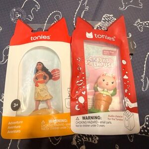 Tonies Moana and Gabby's Dollhouse Bundle